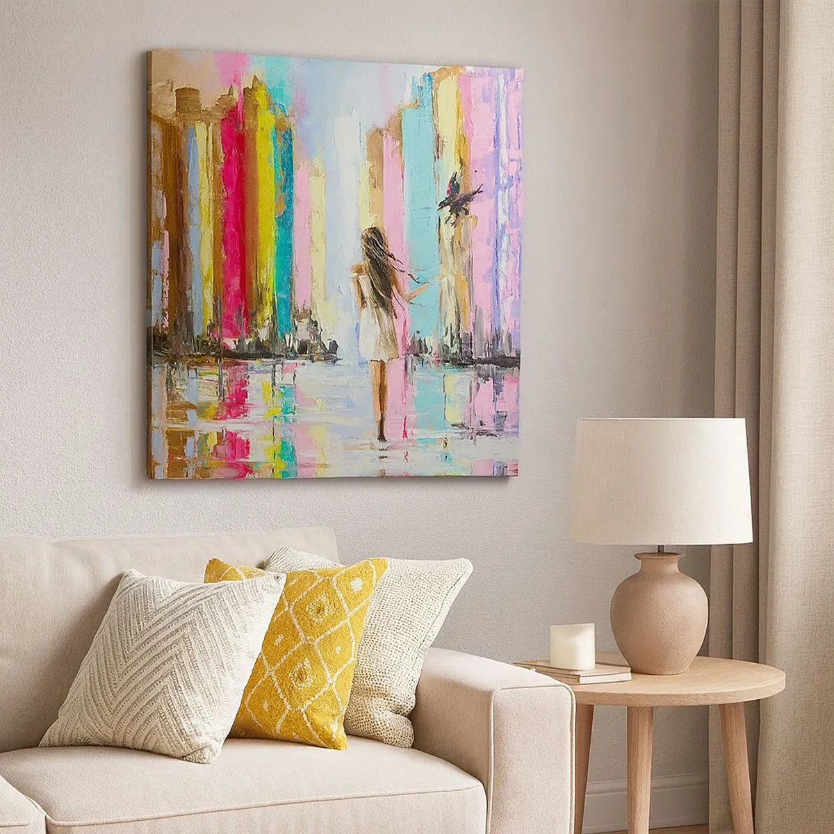 Obraz na plátne - Poď so mnou - 30x30 cm