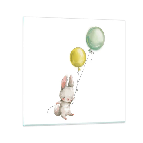 Obraz na skle - Poletím aj ja! - 50x50 cm