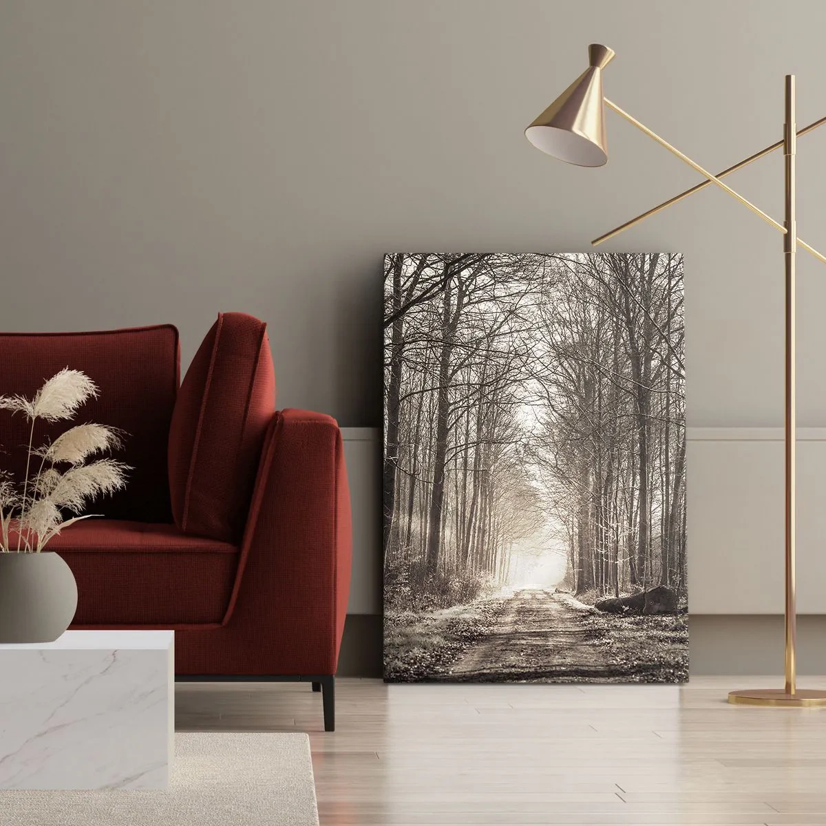 Obraz na plátne - Lesná katedrála - 50x70 cm