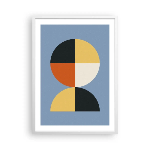 Plagát v bielom ráme - Pozri a počítaj - 50x70 cm