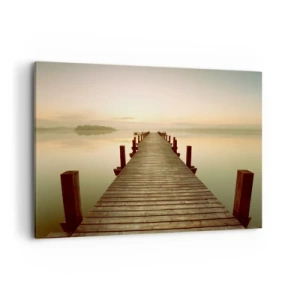 Obraz na plátne - Úsvit, svitanie, svetlo - 100x70 cm