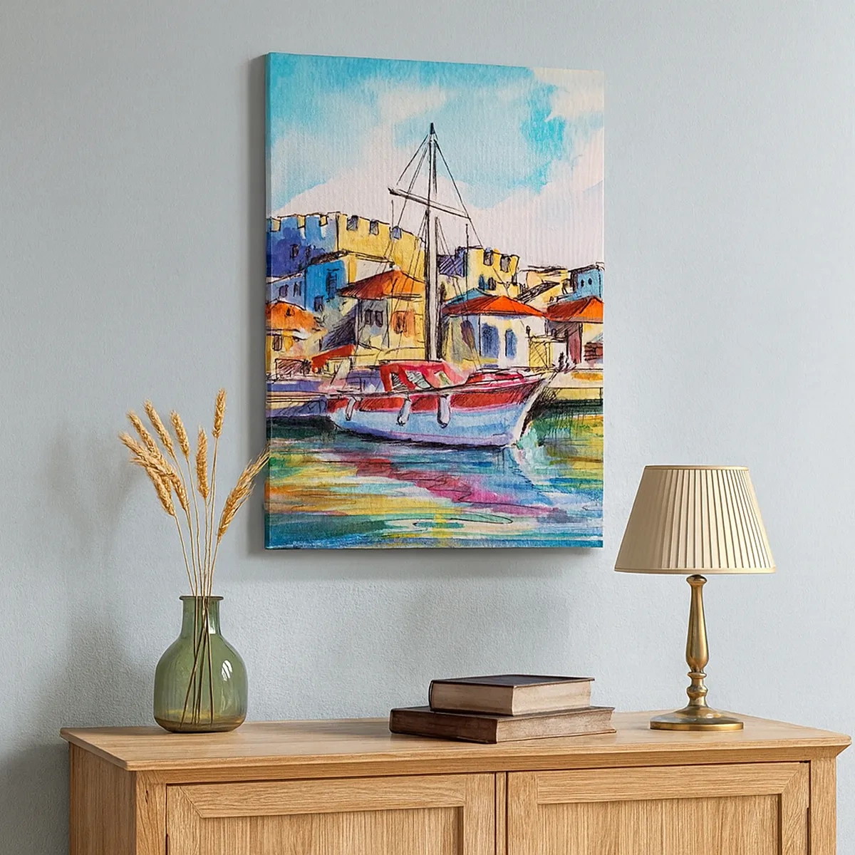 Obraz na plátne - Dúhové popoludnie - 50x70 cm