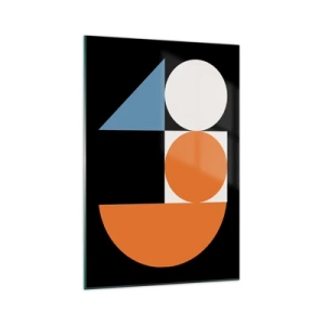 Obraz na skle - Figurínový systém - 70x100 cm