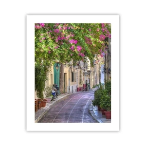 Plagát - Kvitnúce zákutie - 40x50 cm