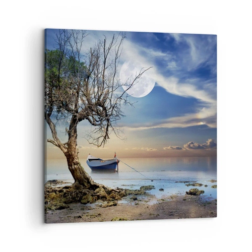 Obraz na plátne - Je to koniec alebo začiatok? - 50x50 cm