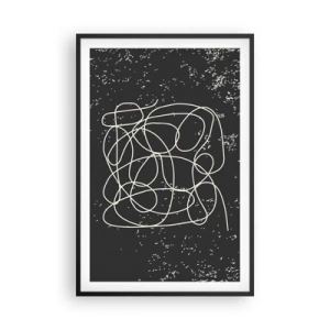 Plagát v čiernom ráme - Túlanie myslí - 61x91 cm