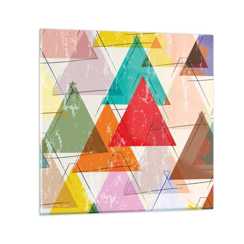 Obraz na skle - Blábolenie - 60x60 cm