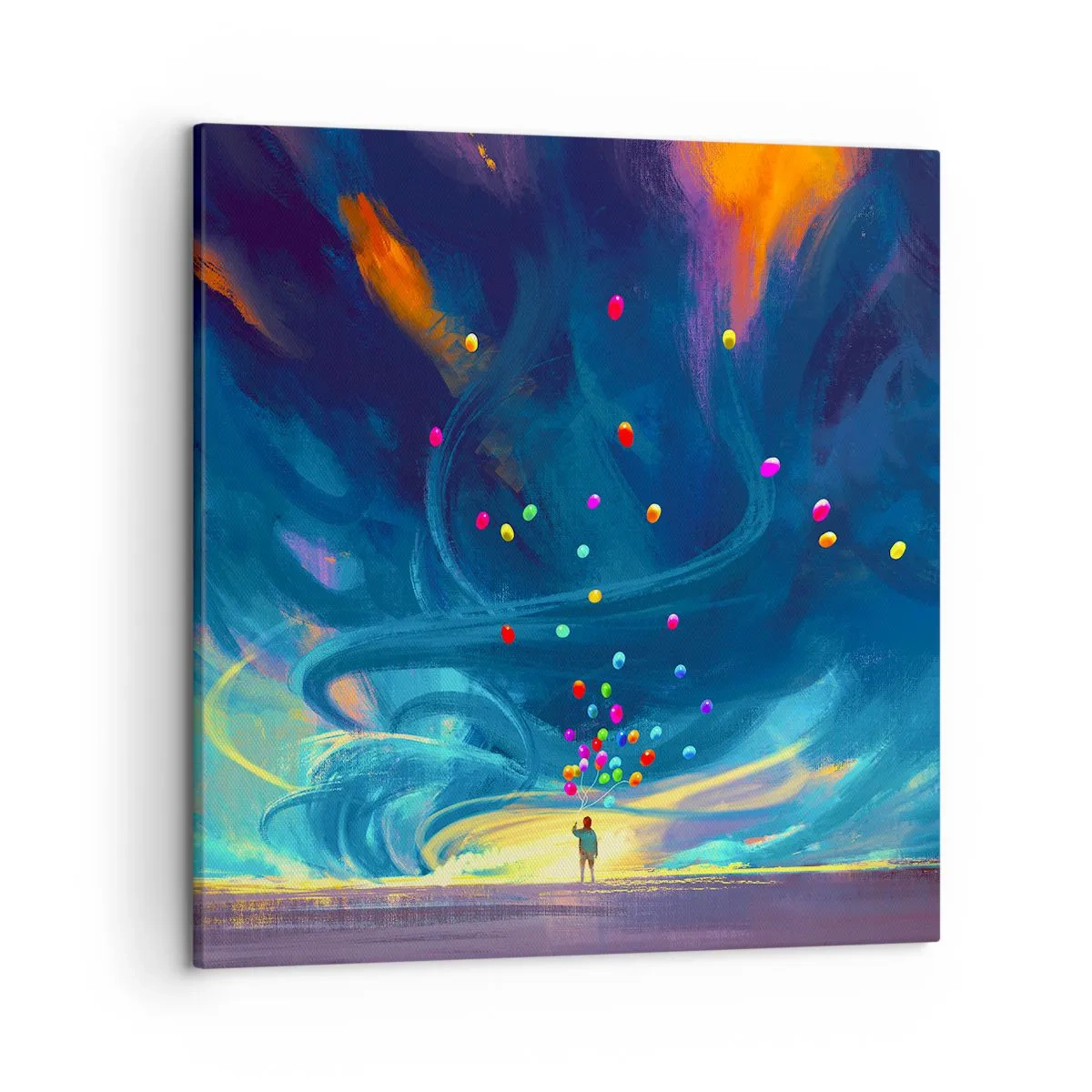 Obraz na plátne - Na modrý vietor - 50x50 cm