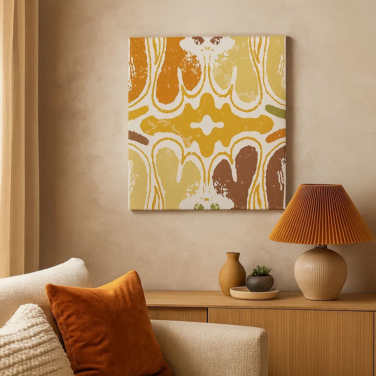 Obraz na plátne - Sentimentálna abstrakcia - 30x30 cm