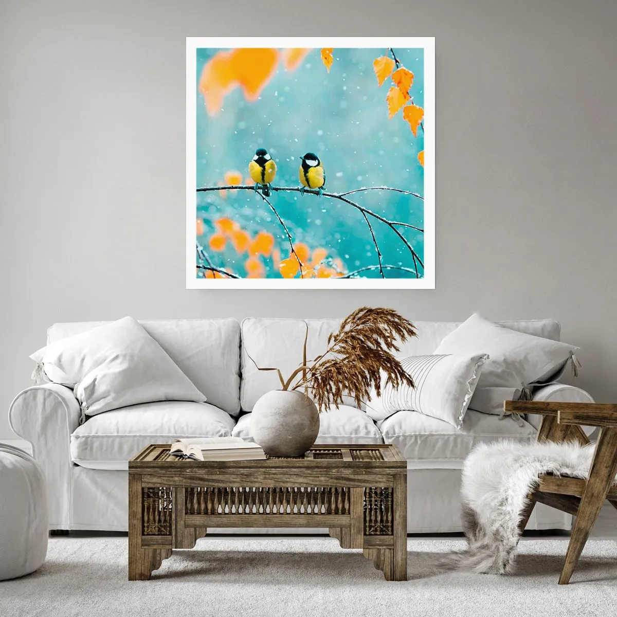 Plagát - Vtáčie klebety - 60x60 cm