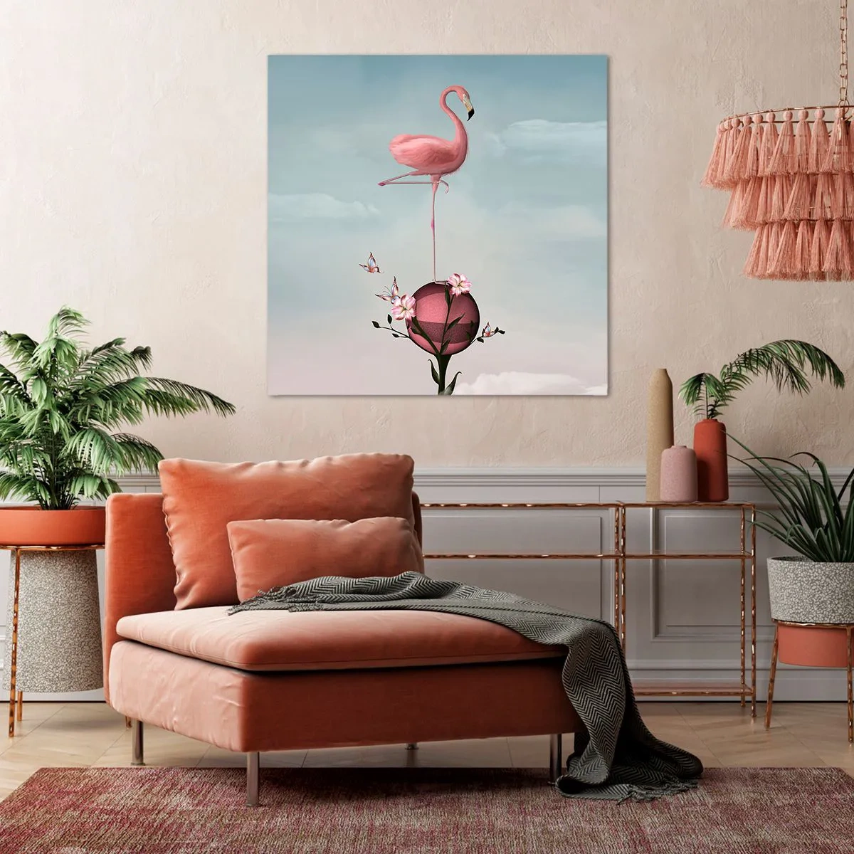 Obraz na plátne - Basketbalová alegória - 70x70 cm