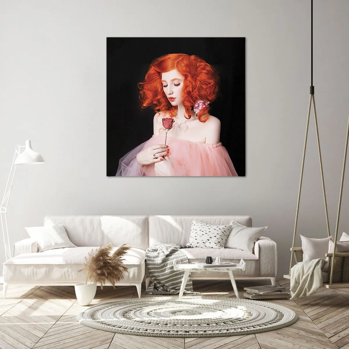 Obraz na plátne - V barokovom štýle - 50x50 cm