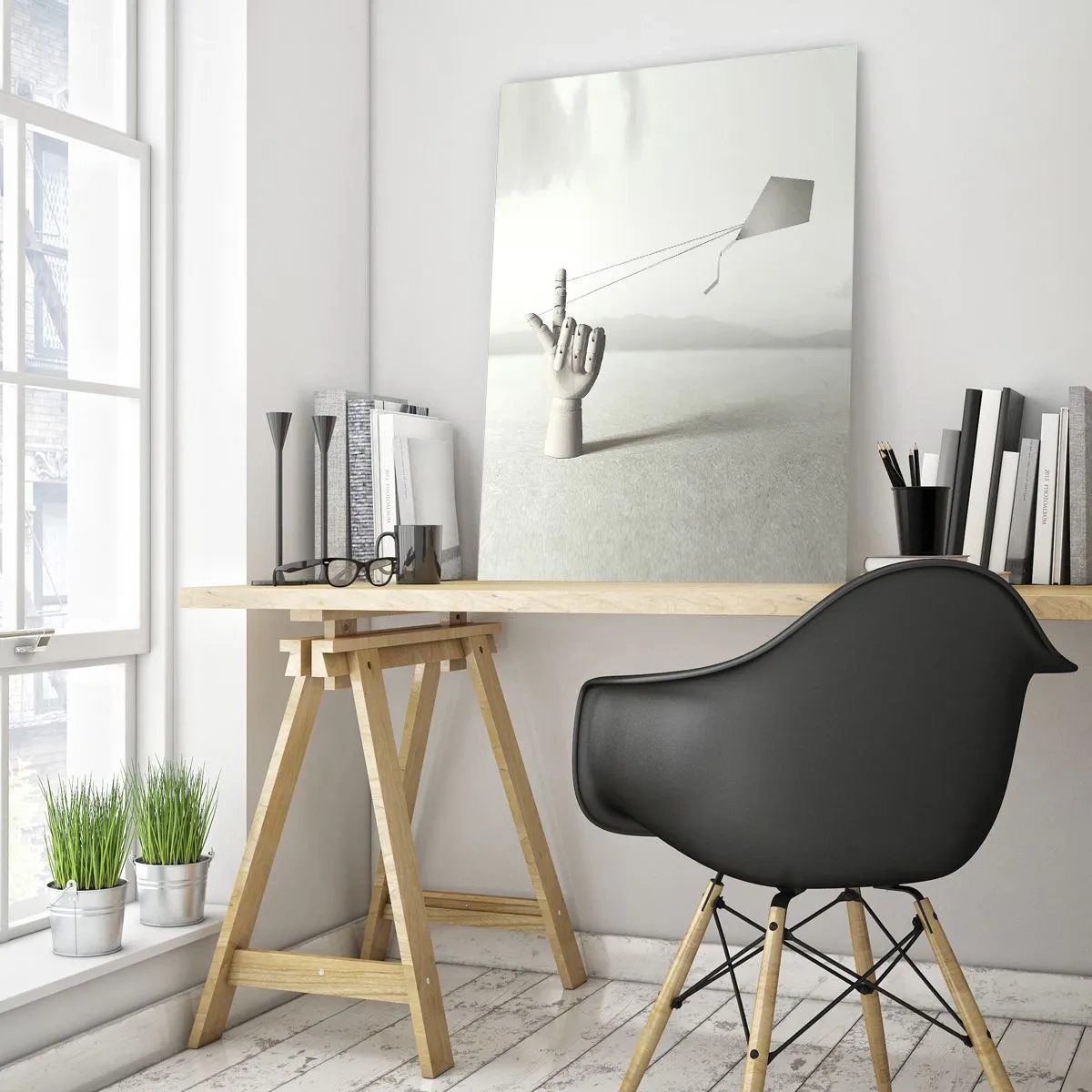 Obraz na skle - Výzva - 50x70 cm