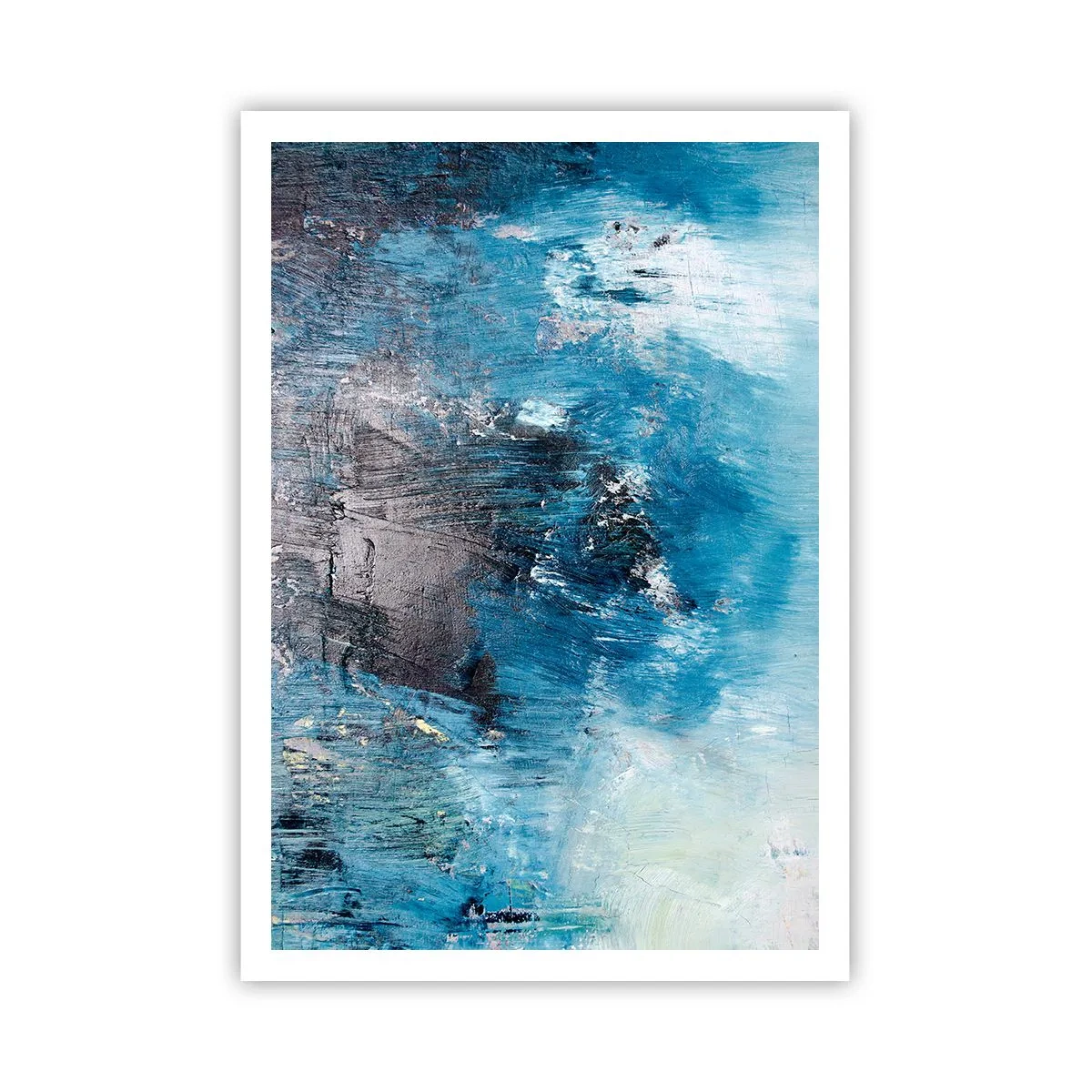 Plagát - Rapsódia v modrom - 70x100 cm