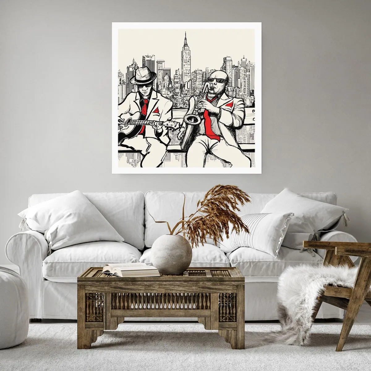 Plagát - Newyorská improvizácia - 50x50 cm