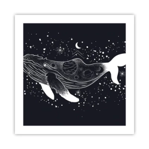 Plagát - V oceáne vesmíru - 50x50 cm