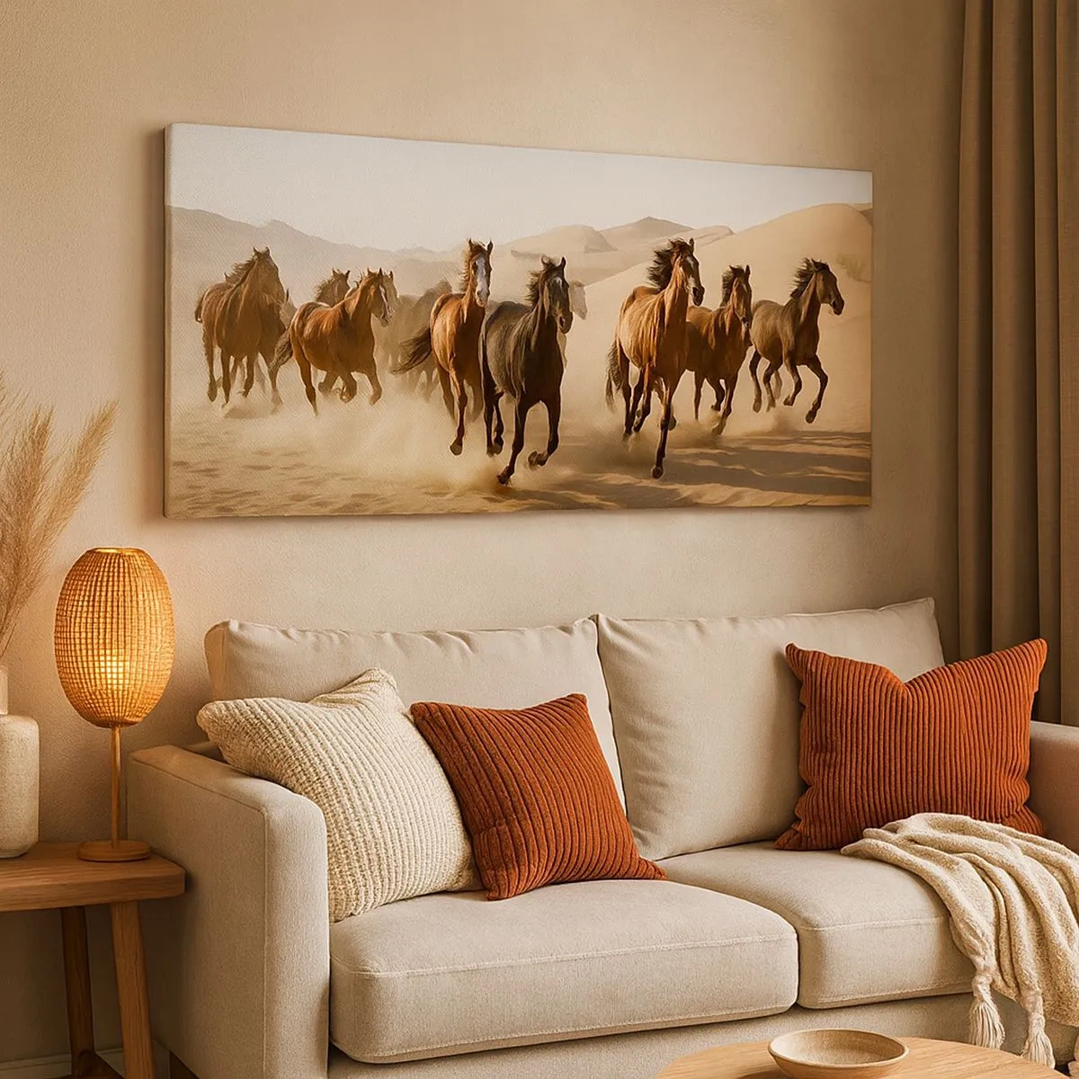 Obraz na plátne - Voľné ako vietor - 100x40 cm