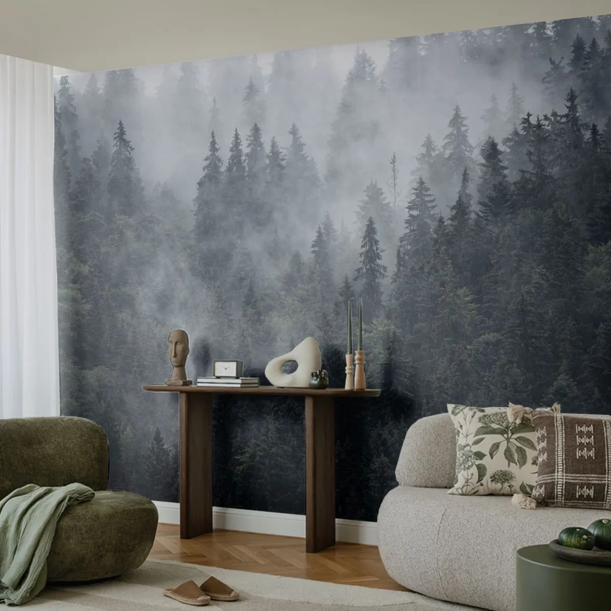 Fototapeta Standard Eco - Lesné svitania - Krajina, les, Príroda - 400x280 cm