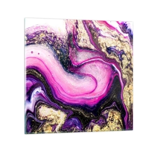 Obraz na skle - Okamih v zákulisí - 70x70 cm