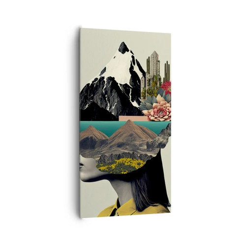 Obraz na plátne - Žena – vždy tajomstvo - 65x120 cm
