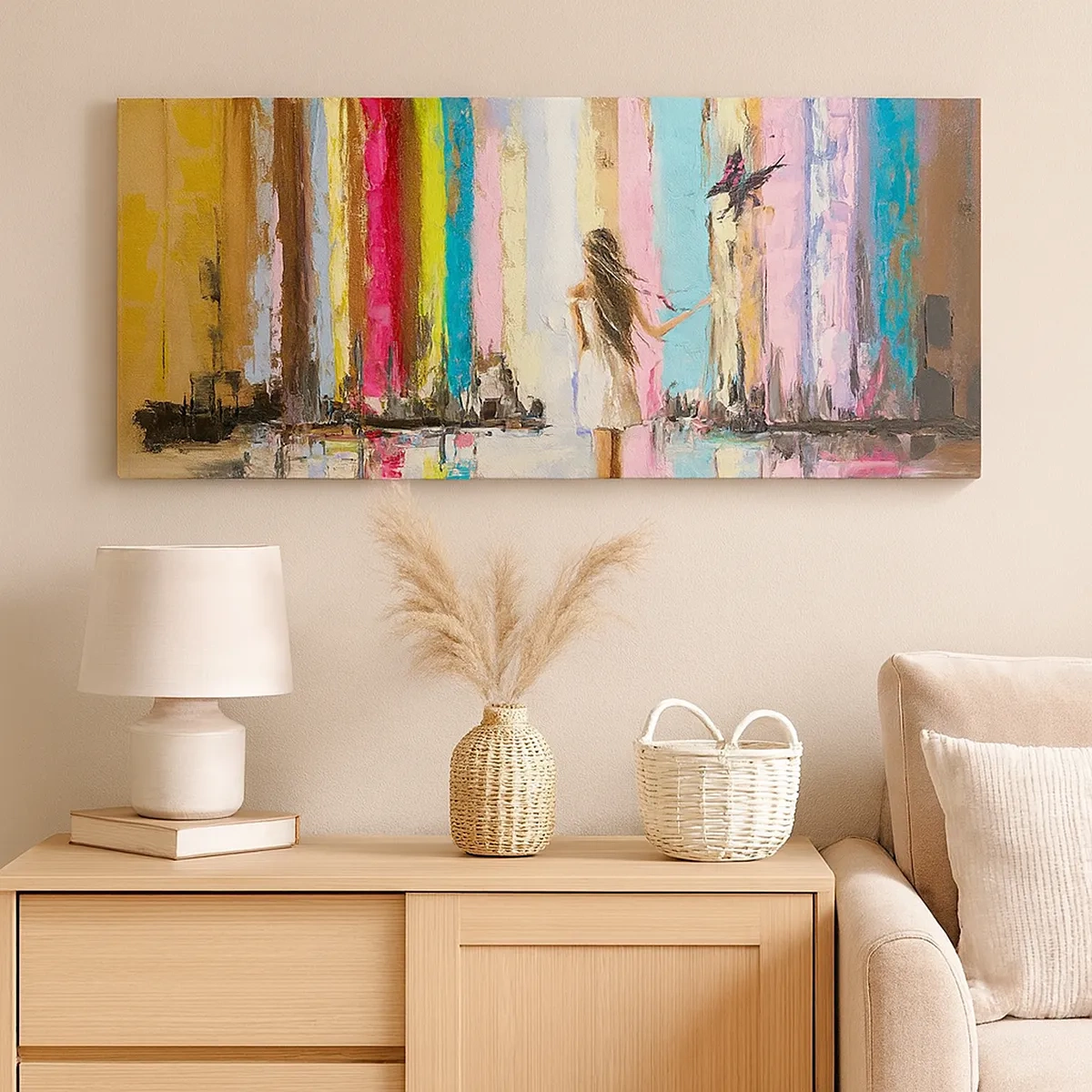 Obraz na plátne - Poď so mnou - 30x30 cm