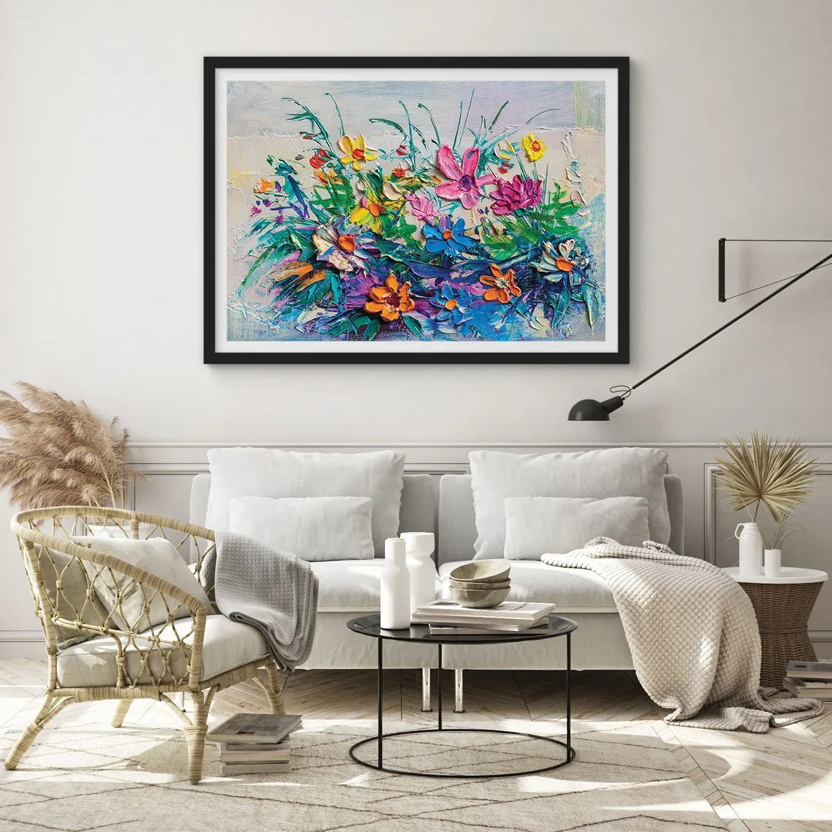 Plagát v čiernom ráme - Vôbec nie zátišie - 50x40 cm