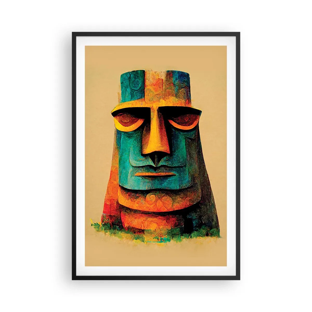 Plagát v čiernom ráme - Sošný, ale sympatický - 61x91 cm