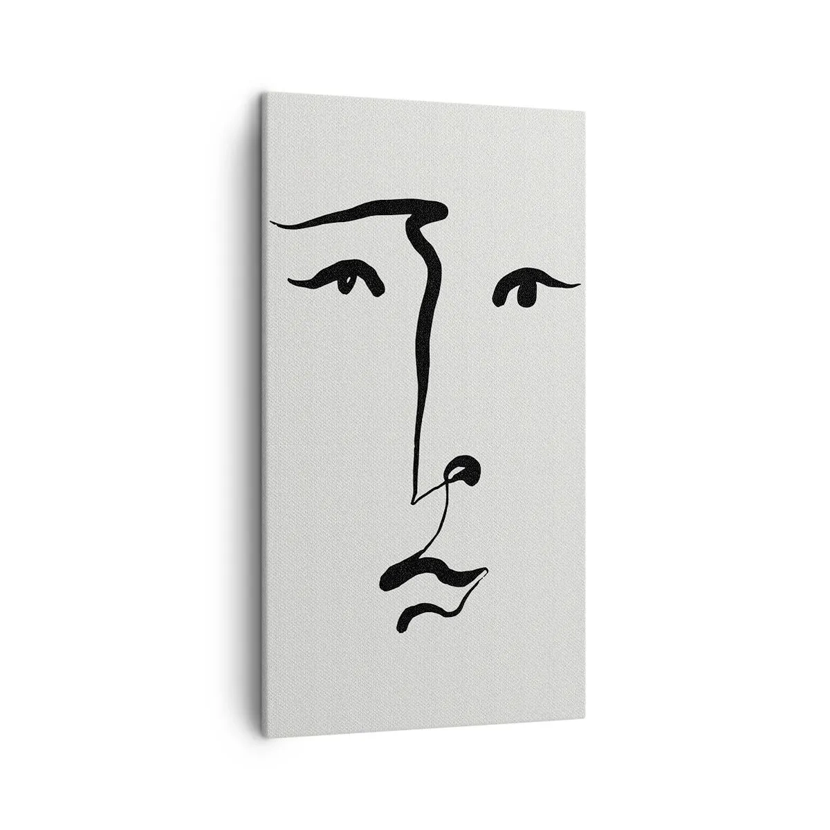 Obraz na plátne - Jednoduchý portrét - 45x80 cm