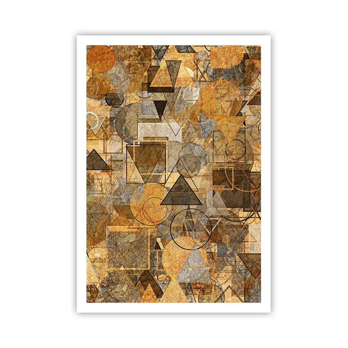 Plagát - Svet zachytený do tvaru - 70x100 cm