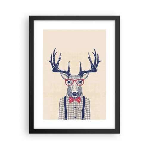 Plagát v čiernom ráme - Zábavná extravagancia - 30x40 cm