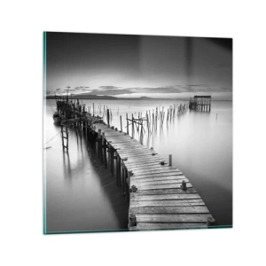 Obraz na skle - Pokoj zabudnutého brehu - 30x30 cm