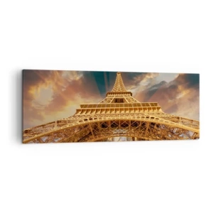 Obraz na plátne - Ako ľudstvo dosiahlo nebo - 140x50 cm