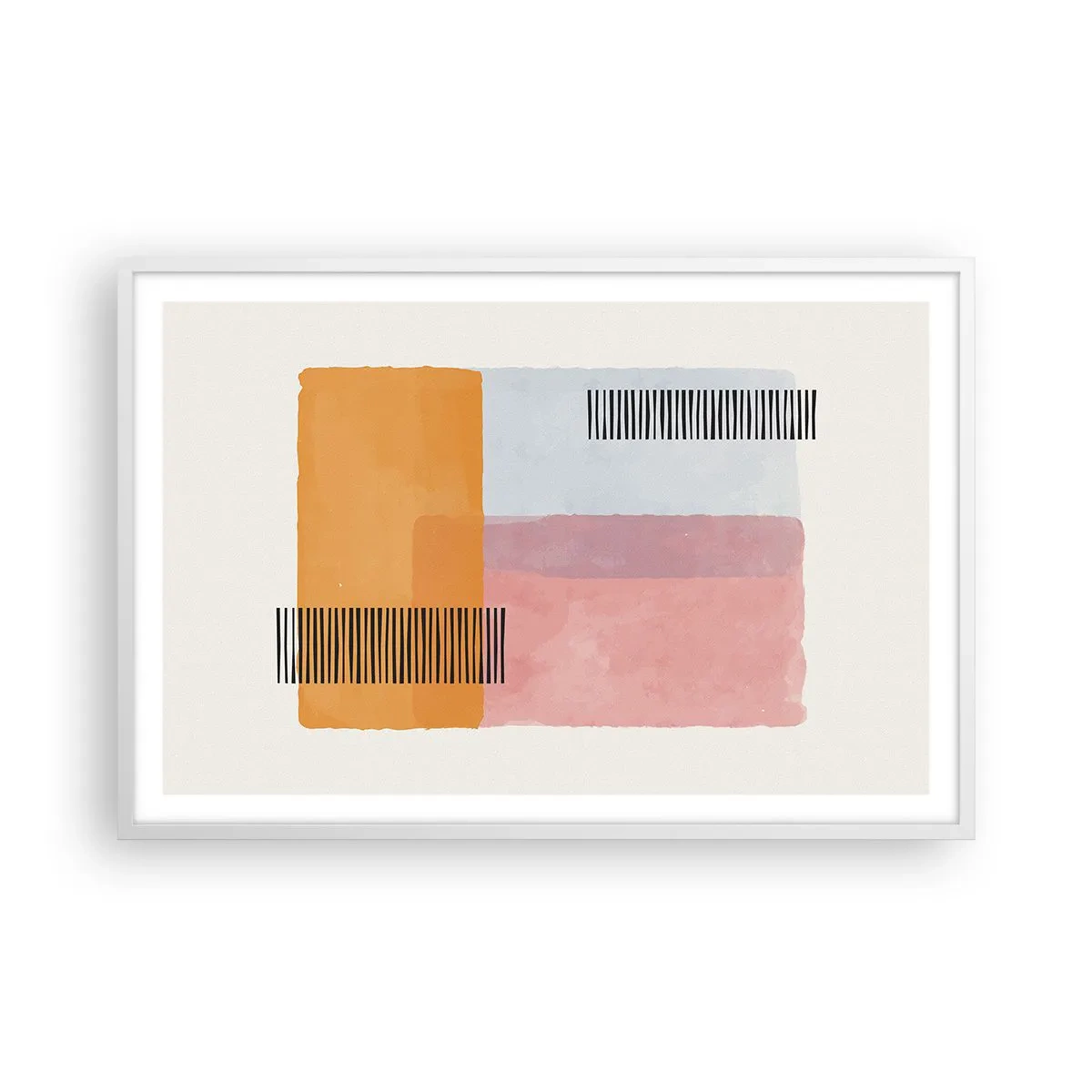 Plagát v bielom ráme - Z rohu do rohu - 91x61 cm