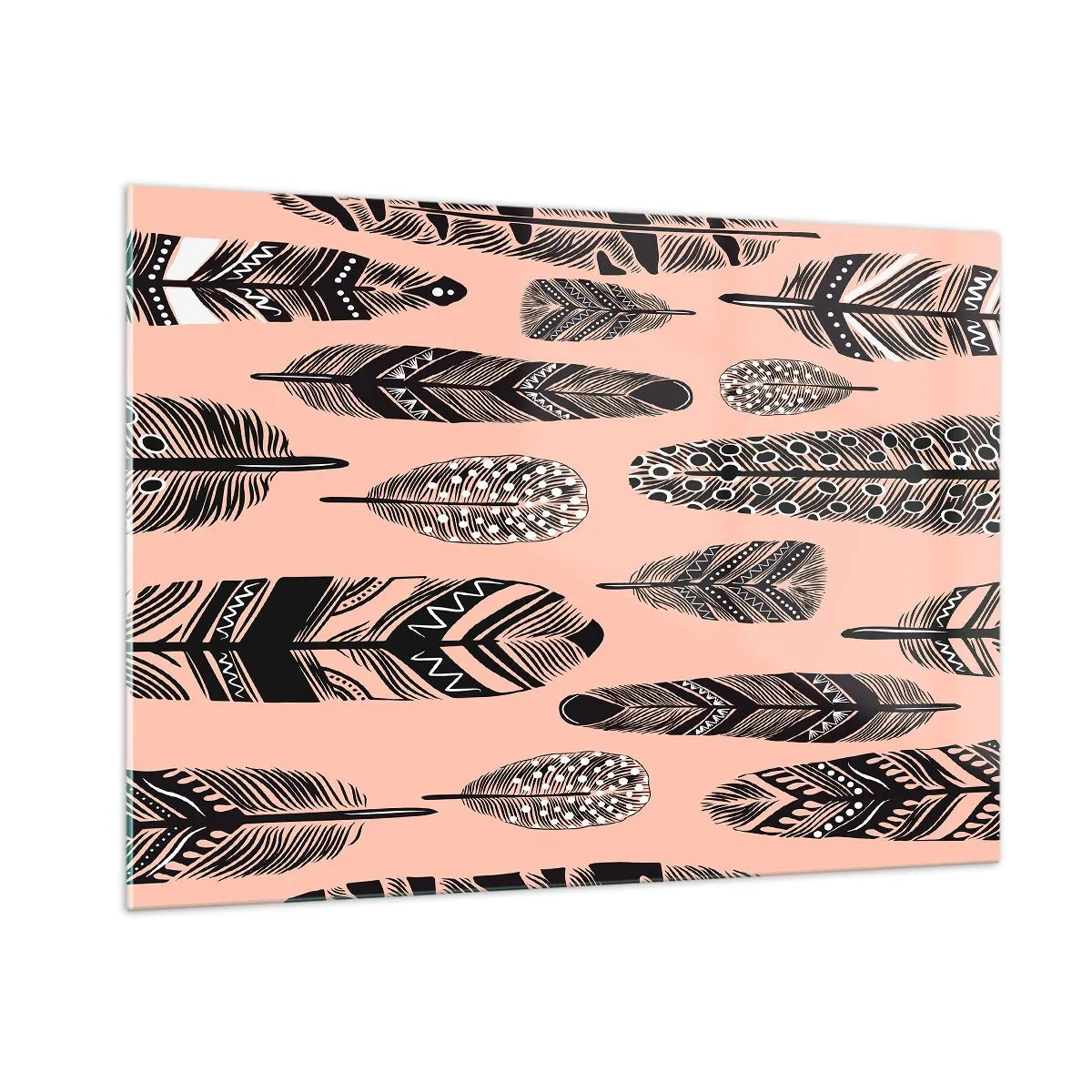 Obraz na skle - Indiánska kolekcia - 100x70 cm