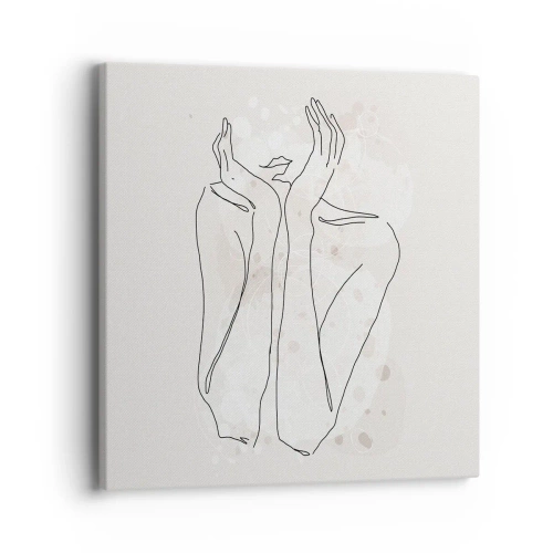 Obraz na plátne - Zasnený okamih - 40x40 cm