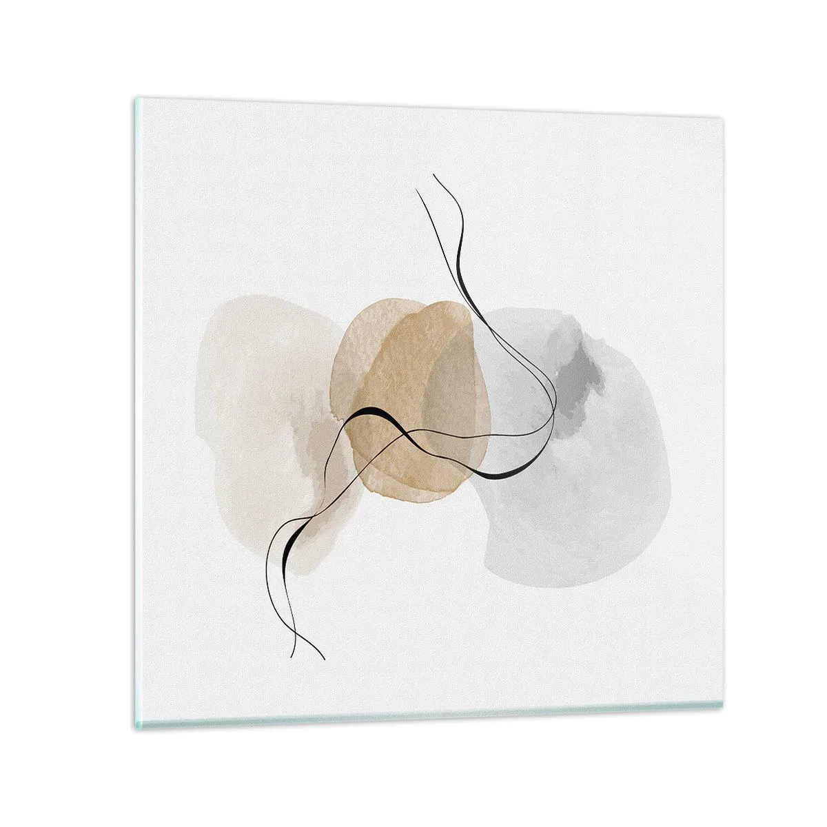 Obraz na skle - Vzdušné korálky - 70x70 cm