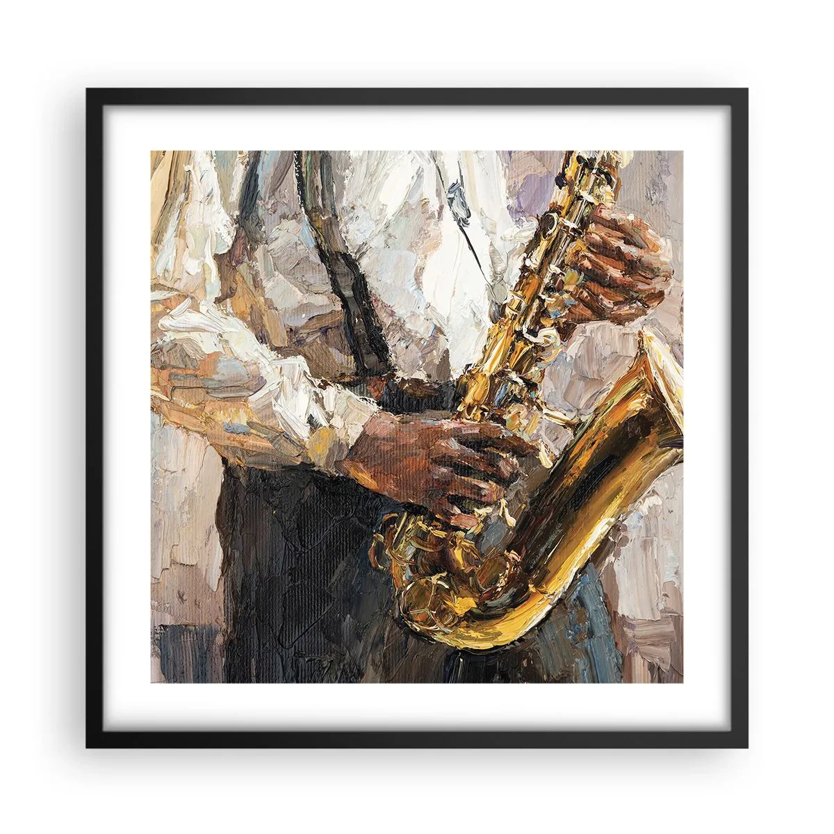 Plagát v čiernom ráme - Čas na sólovú hru - 50x50 cm