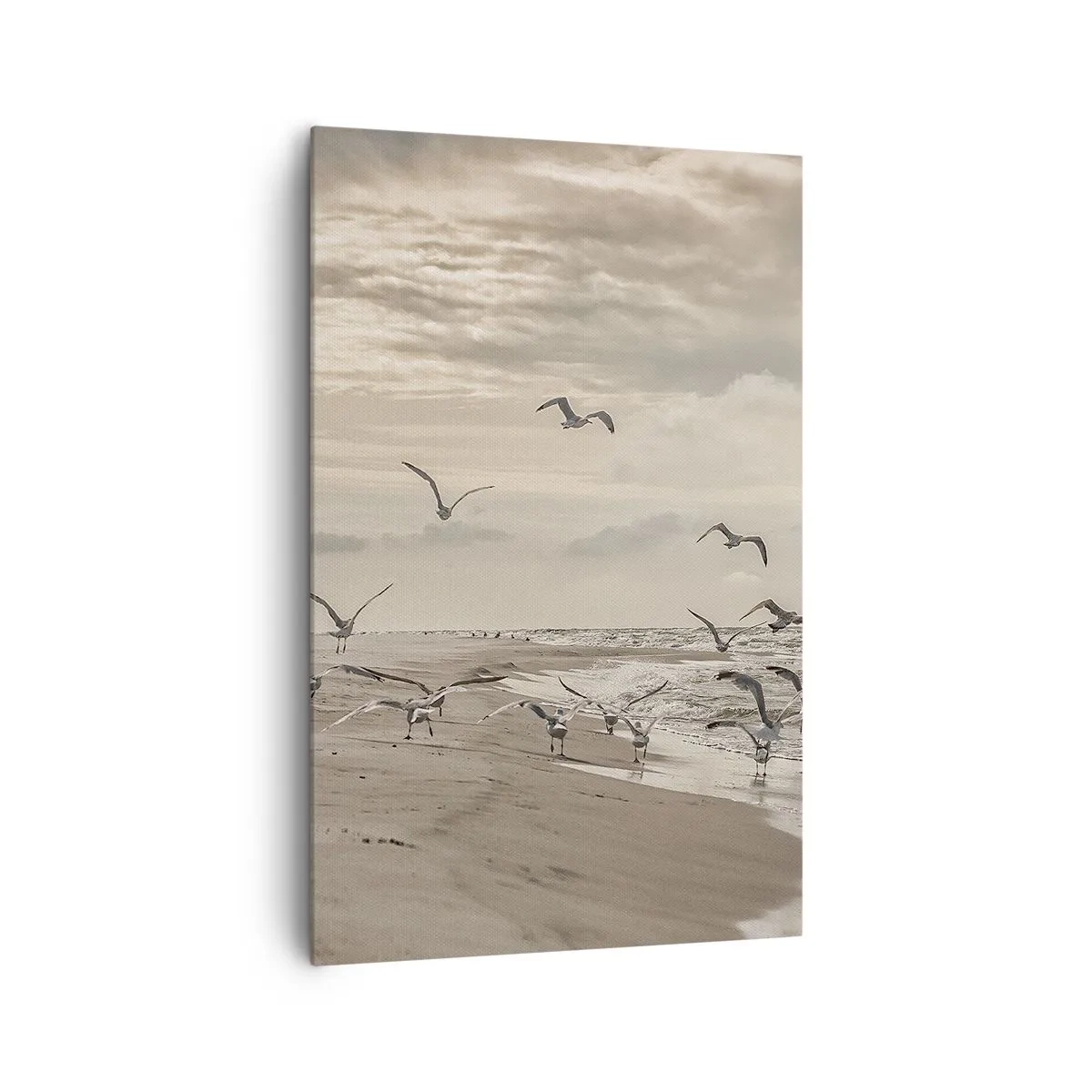 Obraz na plátne - Šumenie mora, spev vtákov - 80x120 cm