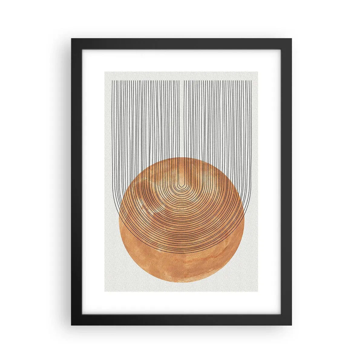 Plagát v čiernom ráme - Slnečná kompozícia - 30x40 cm