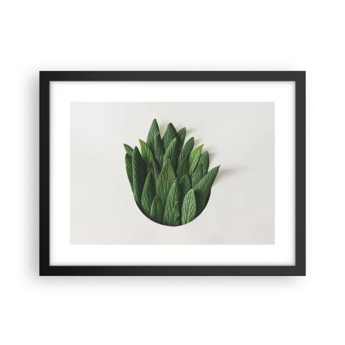 Plagát v čiernom ráme - Neukojiteľná zvedavosť - 40x30 cm