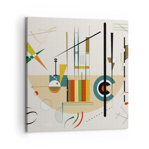 Obraz na plátne - A svet sa smeje - 60x60 cm