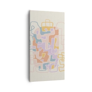 Obraz na plátne - Labyrint – veselé dobrodružstvo - 55x100 cm