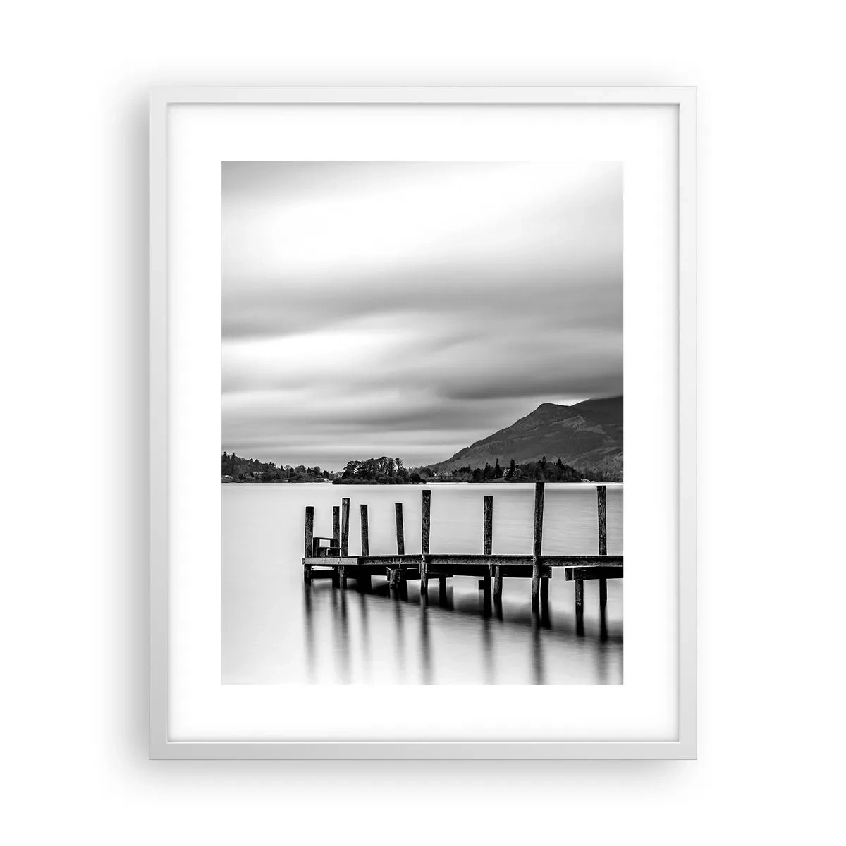 Plagát v bielom ráme - Jemnosť a sila - 40x50 cm