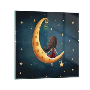 Obraz na skle - Kedysi dávno… - 60x60 cm