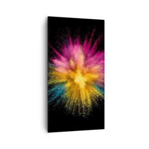 Obraz na plátne - Zrodenie farieb - 55x100 cm