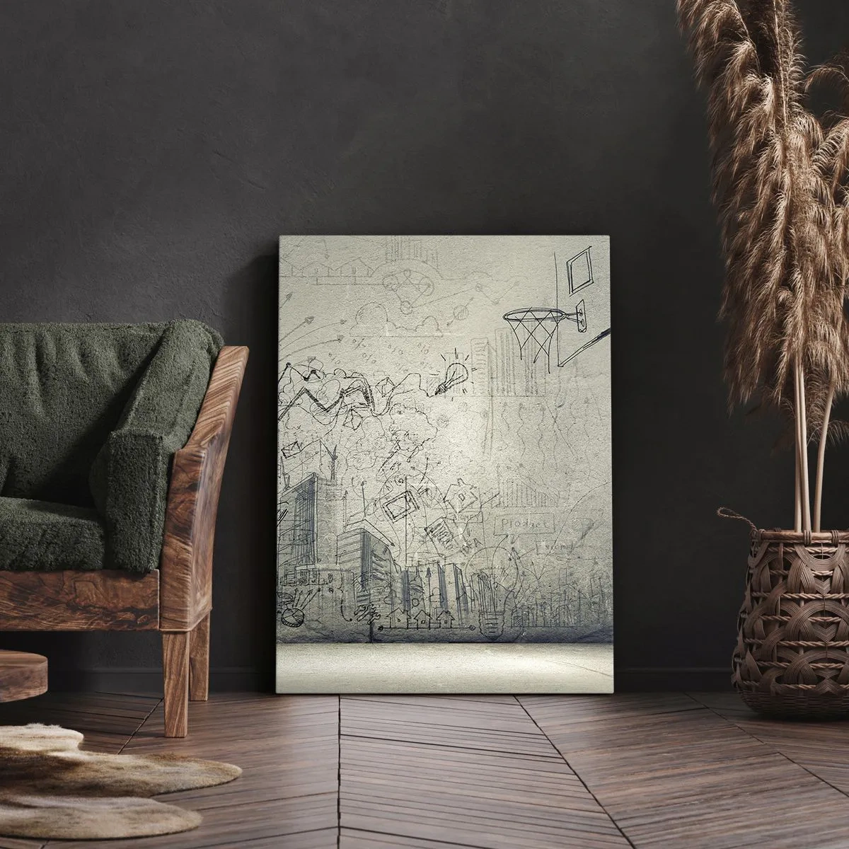 Obraz na plátne - Môj skvelý mestský život - 50x70 cm