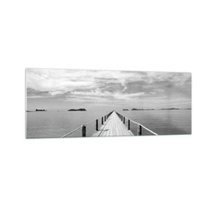 Obraz na skle - Čo tak cesta… - 140x50 cm