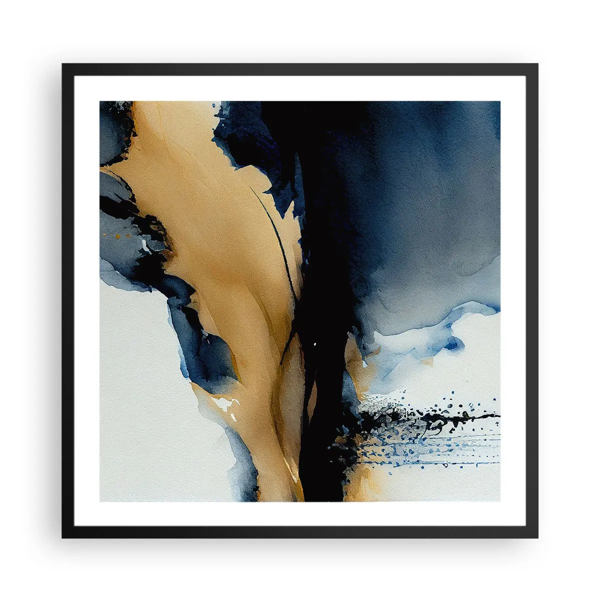 Plagát v čiernom ráme - Za závojom - 60x60 cm