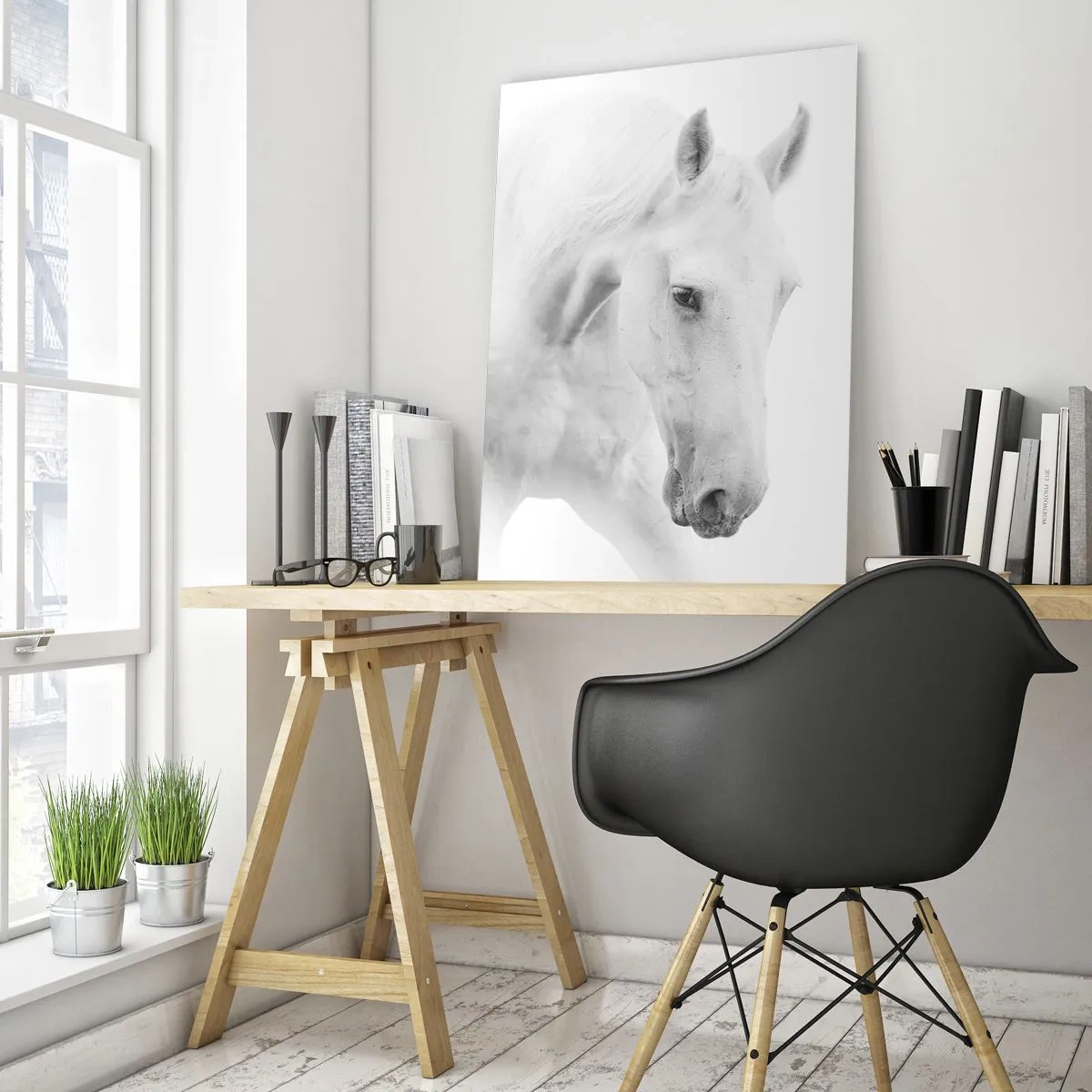Obraz na skle - Je to priateľstvo…? - 50x70 cm