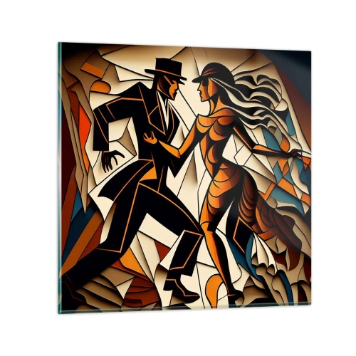 Obraz na skle - Tanec vrelosti a vášne - 60x60 cm